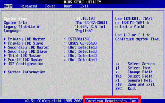 AMI BIOS