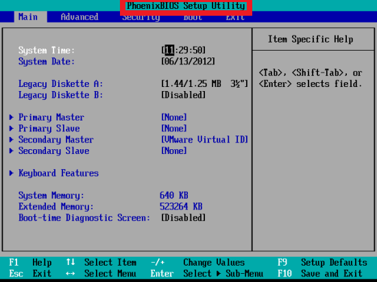 PHOENIX BIOS